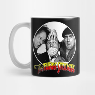 The Three Stooges // Lines Drawing Artwork Mug